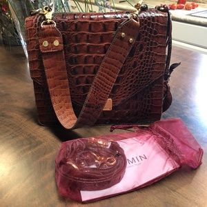 RARE authentic Brahmin OPHELIA -Pecan